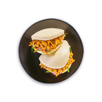 Korean barbecue brisket bao bun